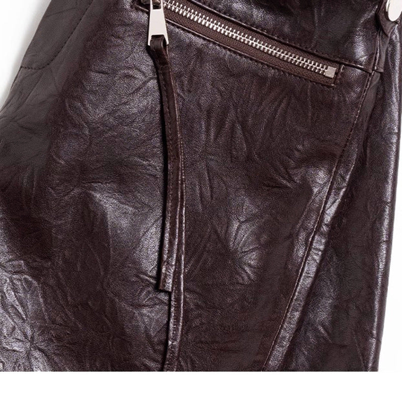 Minirock Biker Chic