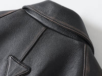 Leder-Set „Urban Rider“ – Jacke und Rock aus Echtleder