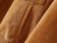 Echtleder Wildleder Jacke – Bomber/Blouson