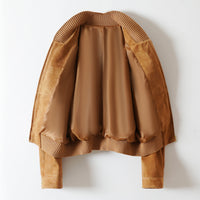 Echtleder Wildleder Jacke – Bomber/Blouson