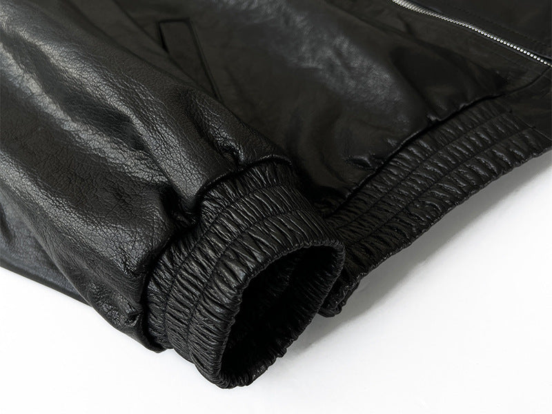 Jacke Urban Gloss – Schwarze Echtleder