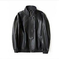 Jacke Urban Gloss – Schwarze Echtleder