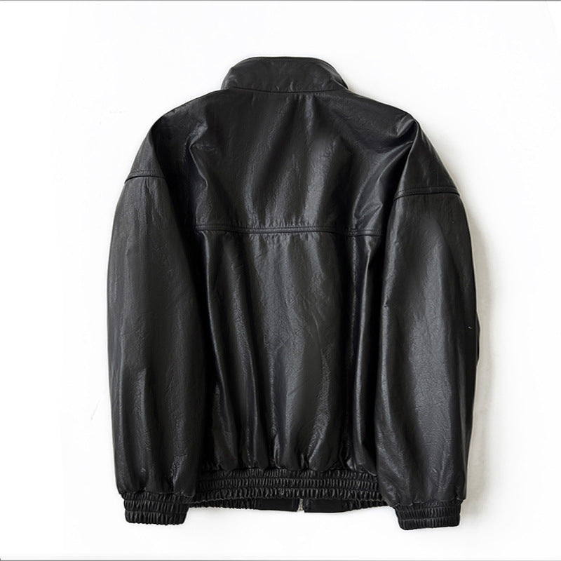 Jacke Urban Gloss – Schwarze Echtleder