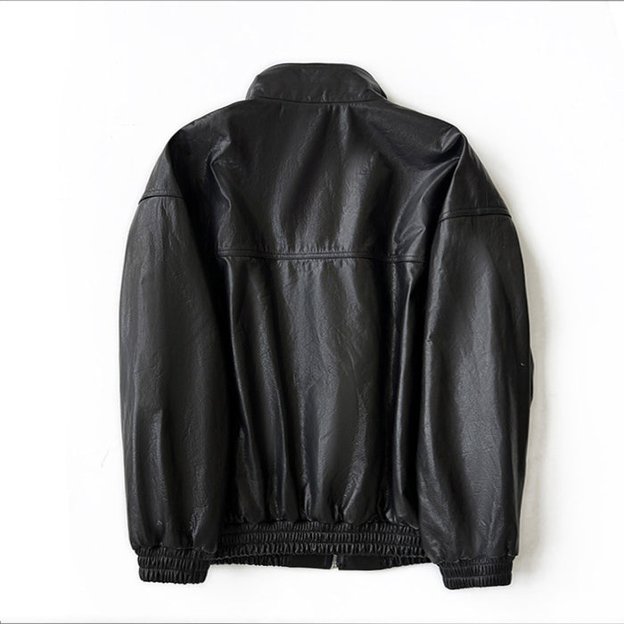 Jacke Urban Gloss – Schwarze Echtleder