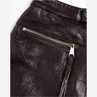 Minirock Biker Chic