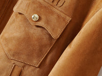Echtleder Wildleder Jacke – Bomber/Blouson