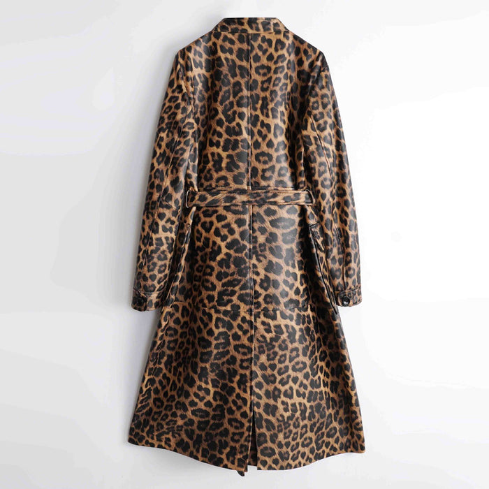 Savannah – Langer Mantel aus Echt-Wildleder