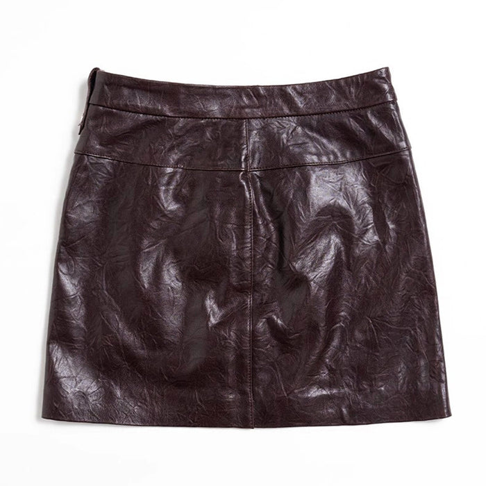 Minirock Biker Chic