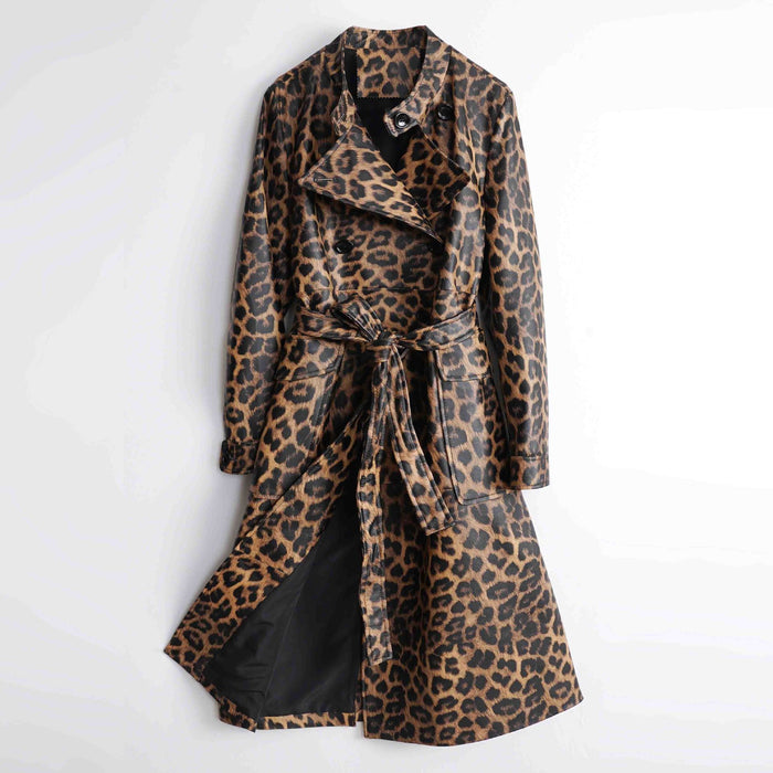 Savannah – Langer Mantel aus Echt-Wildleder