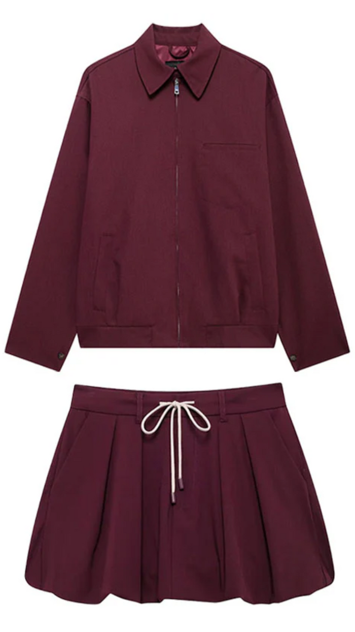 Noni - Burgundy Set
