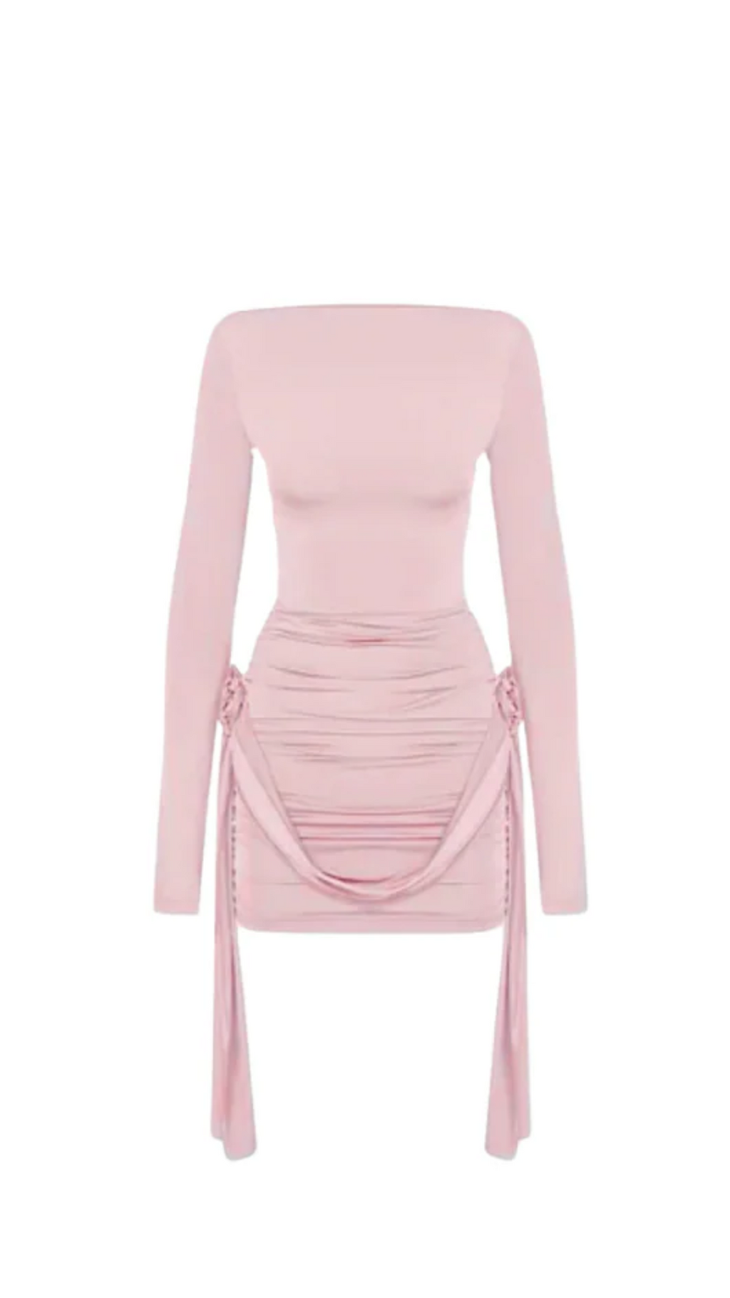 Vanna - Off-Shoulder Langarmkleid