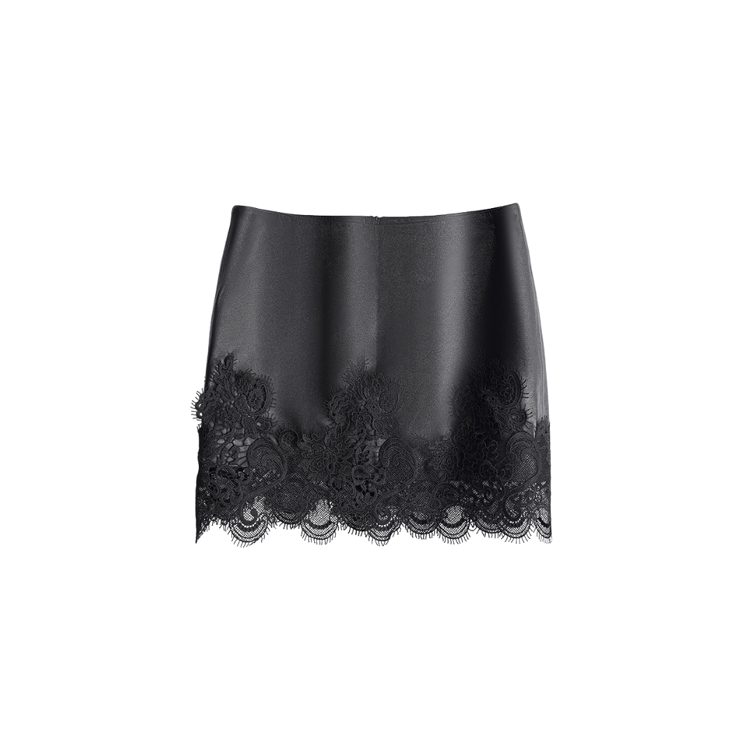 Lace Temptation – Echtleder mit französischer Spitze
