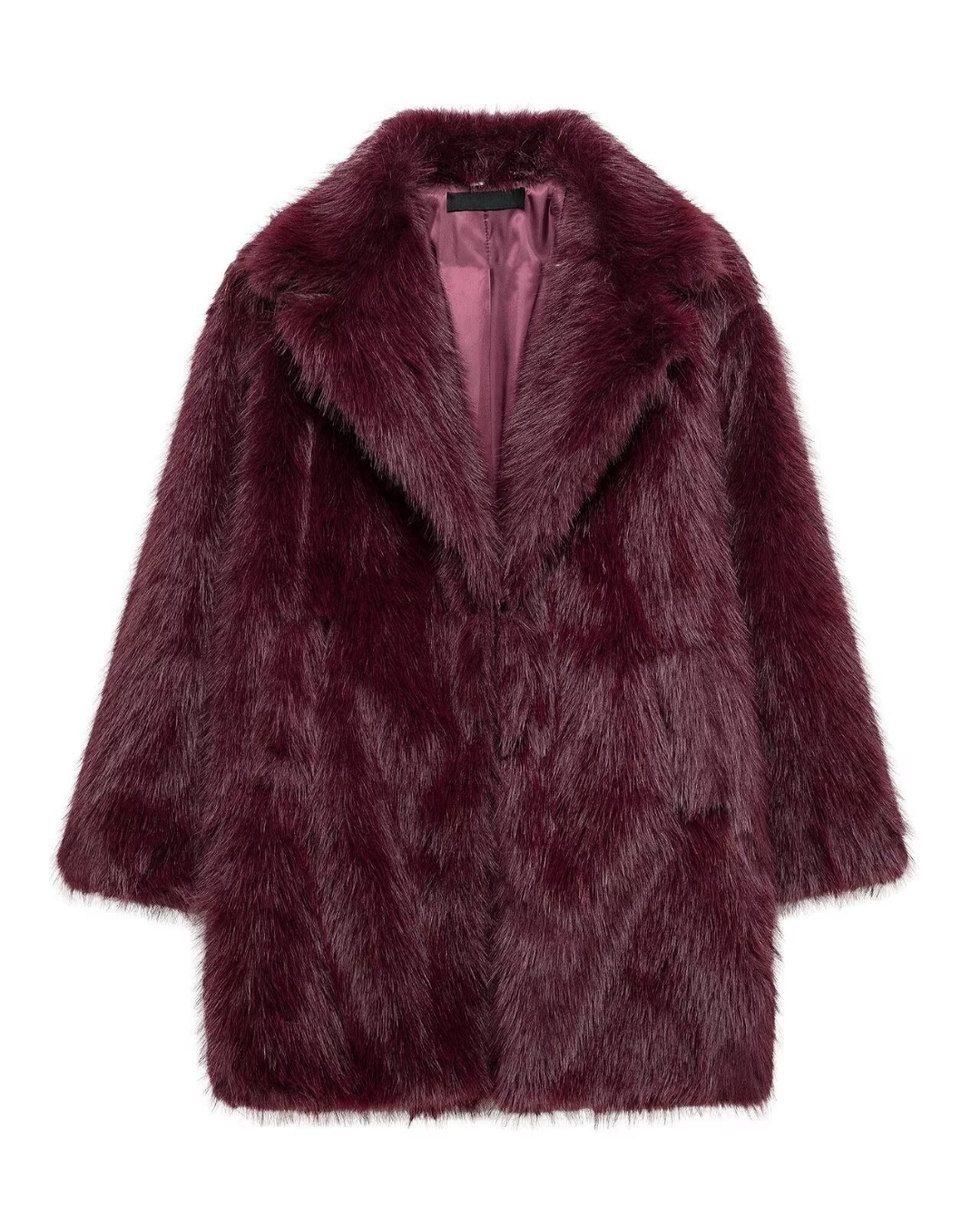 Lea - Faux Fur Mantel