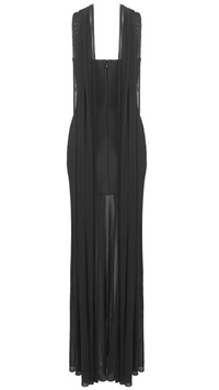 Urla - Abendkleid mit Mesh-Rock