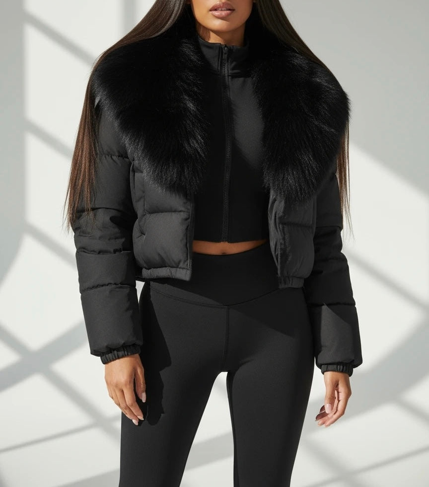 Nordic - Daunenjacke Echtes Fell