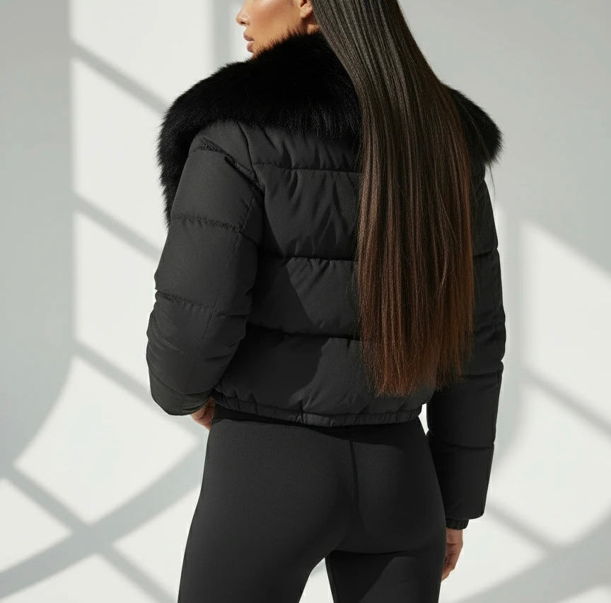 Nordic - Daunenjacke Echtes Fell