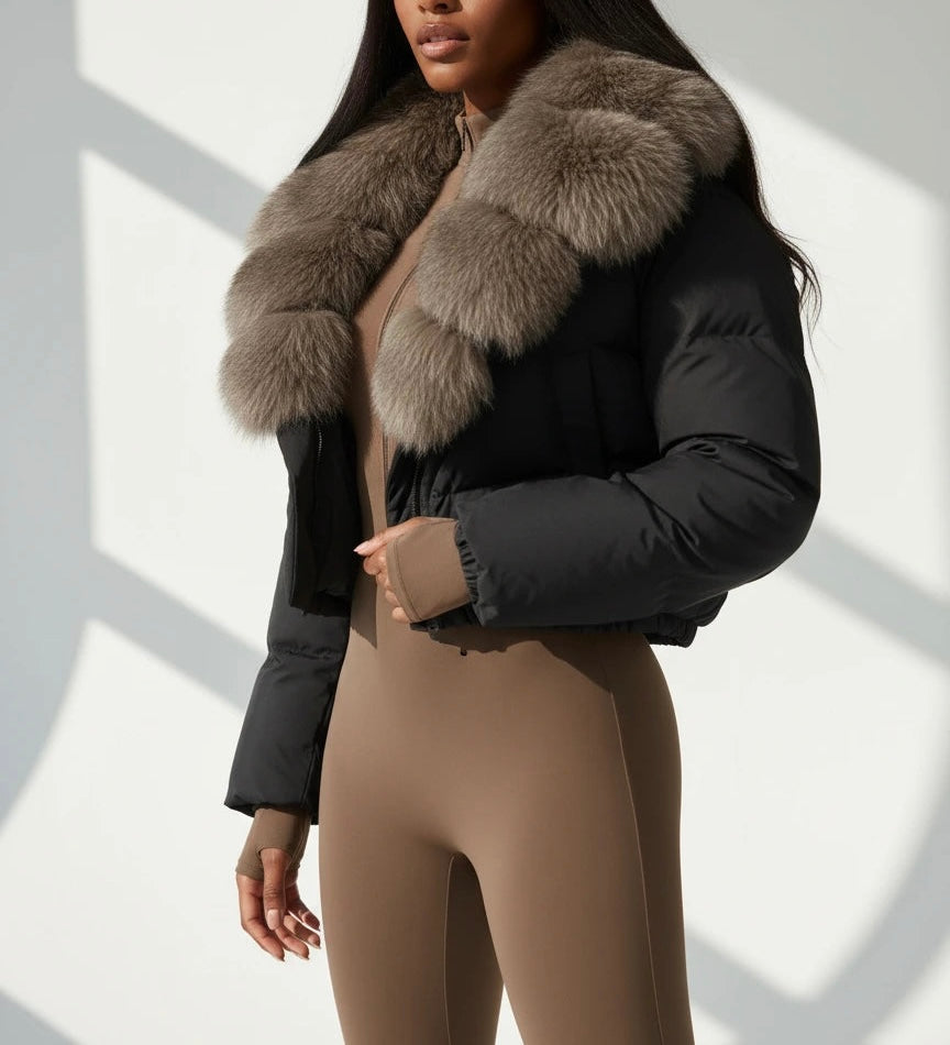 Nordic - Daunenjacke Echtes Fell