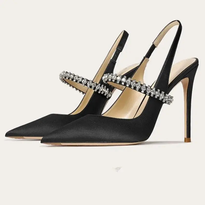 Amelia Crystal Slingbacks